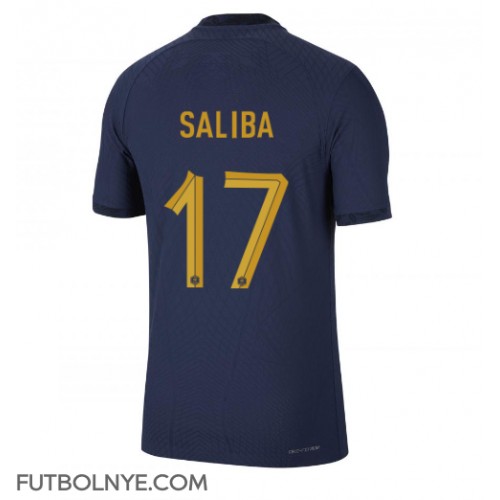 Camiseta Francia William Saliba #17 Primera Equipación Mundial 2022 manga corta